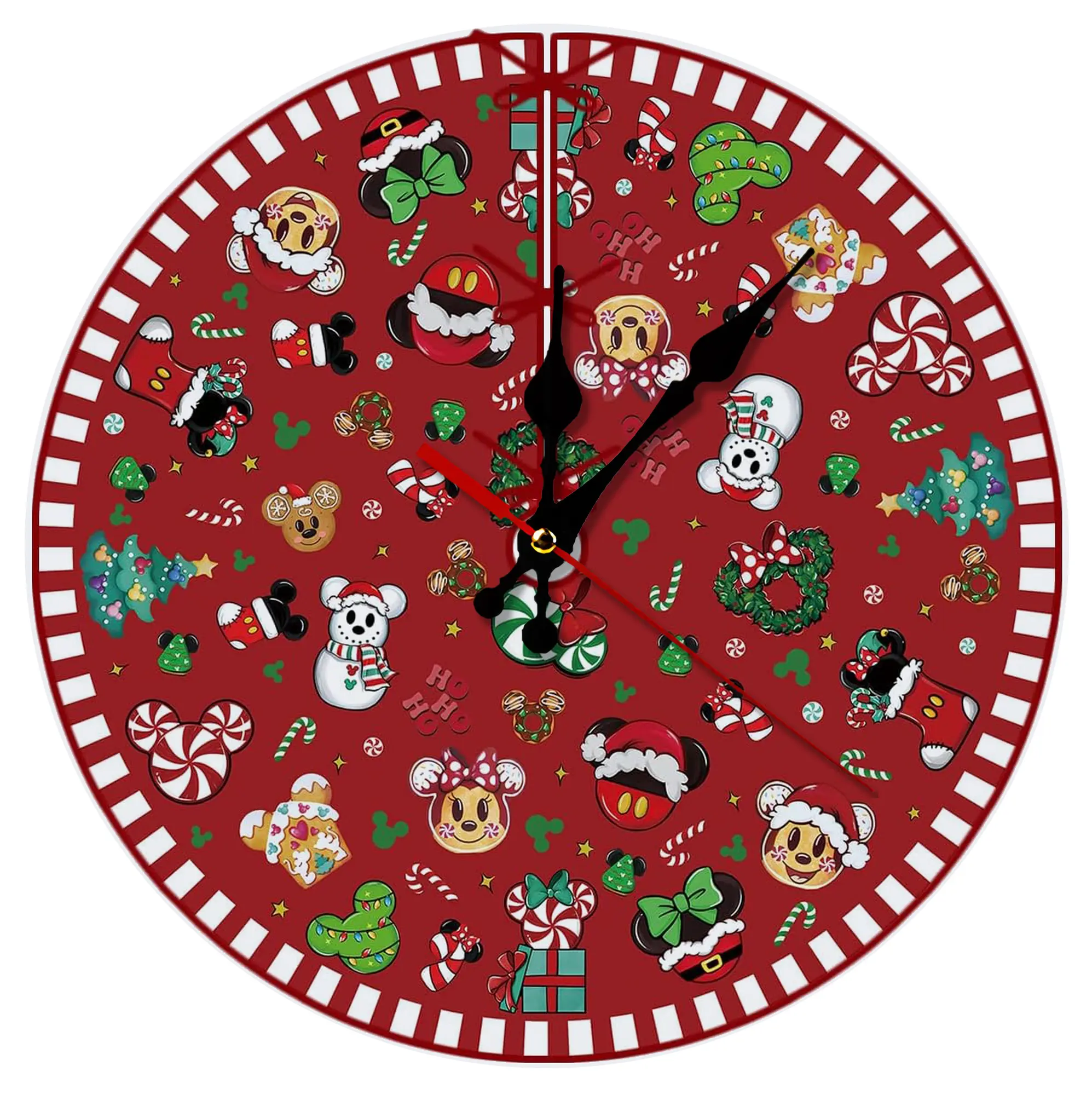 Silent Round Wall Clock – Modern & Stylish DIY Design, Durable Wood Construction, Easy To Install – Perfect For Office, Bedroom, Living Room, And More